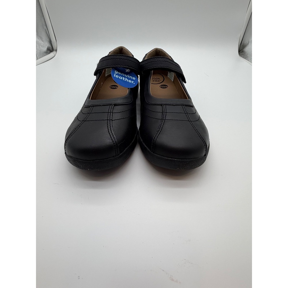 Stride Rite Claire Black Leather Mary Jane Memory Foam Shoes YG47396 US 4.5W - Picture 2 of 7